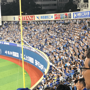 熱い応援をしたい方にオススメ!ベイスターズのホーム外野指定席
