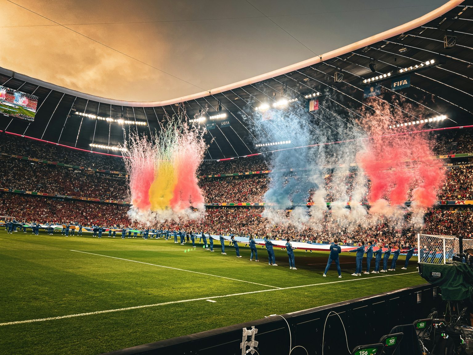 サッカー観戦のイメージ