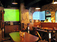 This is the restaurant where you can enjoy better food and music than the authentic pub!