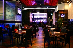 "adult playground space" is particular about "play" and "Food".